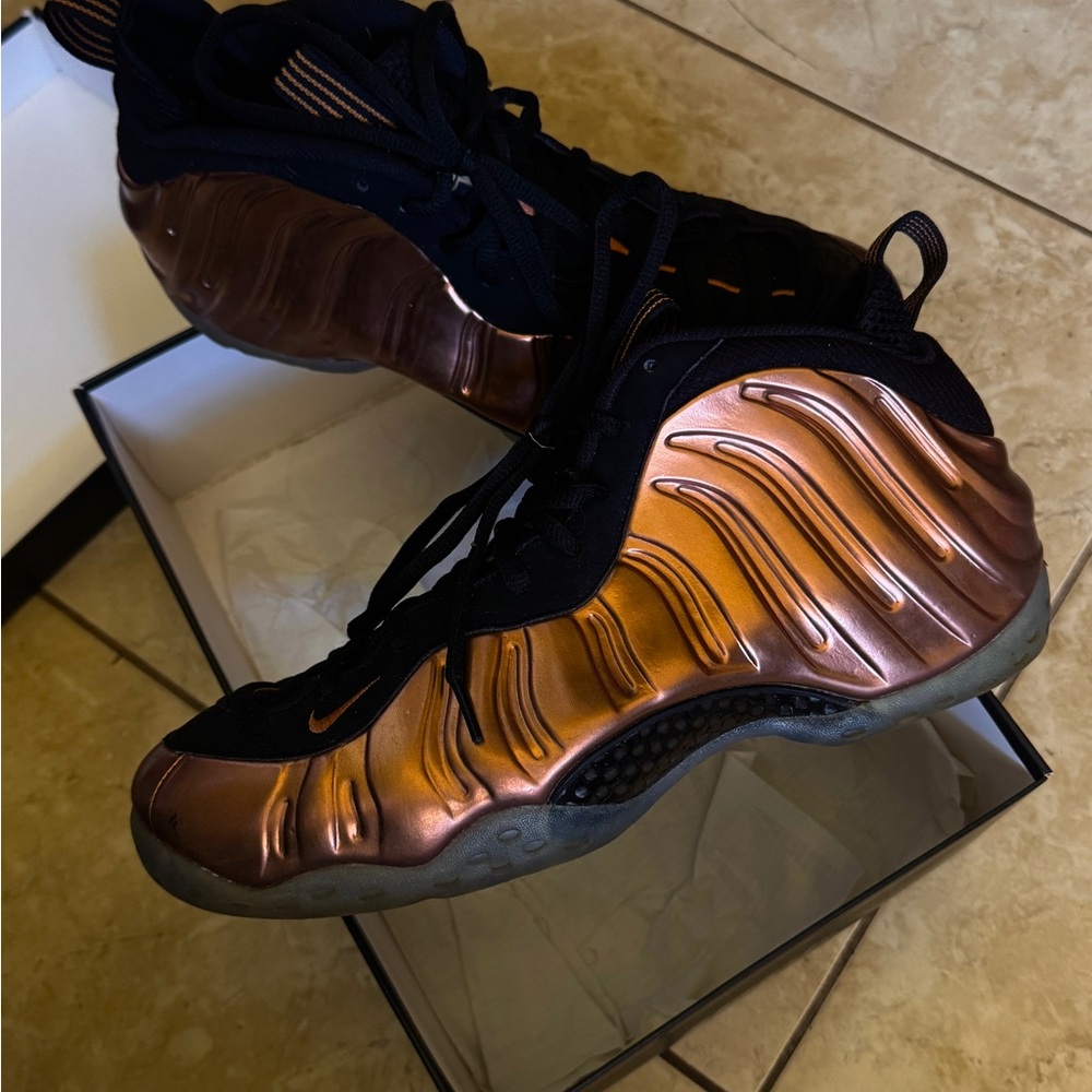 Nike Air Foamposite One trainers Metallic
Copper Black #sneakers